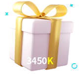 Receba seus bônus de boas-vindas no 3450K